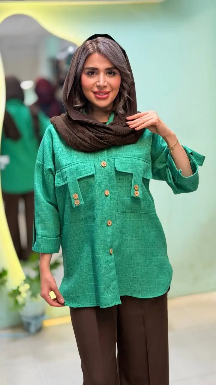 شانتون دوجیب نما دکمه ای
